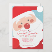 Invitation Jolly Secret Père Noël Christmas Party (Devant)