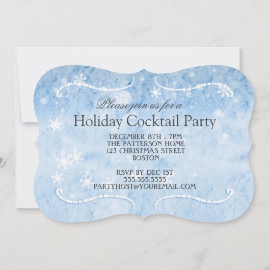 Invitation Jolly Snowman Holiday Party ID841 (Dos)