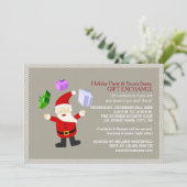 Invitation Jongler avec le Père Noël (Debout devant)