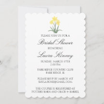 Jonquille à l'aquarelle personnalisée