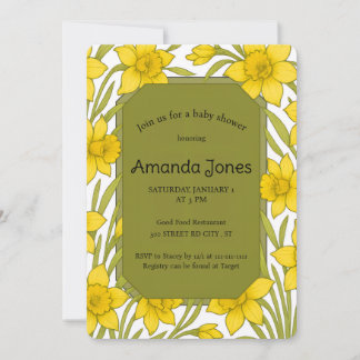 Invitation Jonquilles