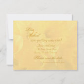 Invitation jonquilles sauvegarder la date 2 (Dos)