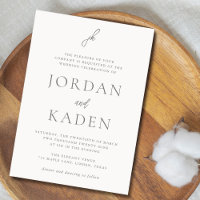 Jordan Grey Mariage élégant