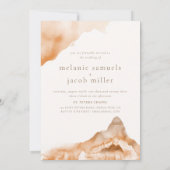 Invitation Joshua Tree Bohemian Neutral Mariage Photo (Dos)