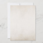 Invitation Jote Boho Faisons une fête d'Halloween Éffrayante (Dos)