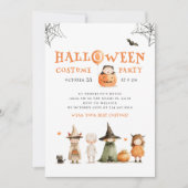 Invitation Jote Citrouille de fête d'Halloween (Devant)