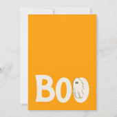 Invitation Jote Éffrayant Fantôme Halloween Ado Anniversaire (Dos)