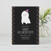 Invitation Jote Fantôme Halloween Costume d'anniversaire Fête (Debout devant)