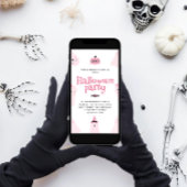 Invitation Jote Fantôme rose BOO Halloween Party