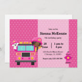 Invitation Jote fête des pompiers (Devant / Derrière)