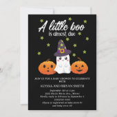 Invitation Jote Ghost Little Boo Presque Baby shower dû (Devant)