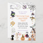 Invitation Jote Kids Spooktacular Halloween Party (Devant / Derrière)