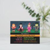 Invitation Jote Monsters Enfants Halloween Costume Party (Debout devant)