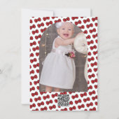 Invitation Jote Red Bow Whimsday Party (Dos)