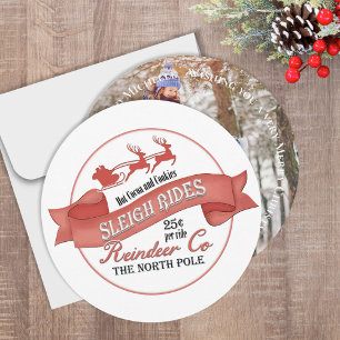 Invitation Jote Reindeer Une Photo Noël