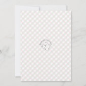 Invitation Jote Rose Fantômes Enfants Halloween Anniversaire (Dos)