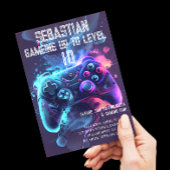 Invitation Jouer à un anniversaire amusant