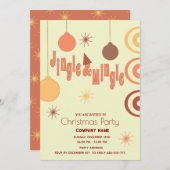 Invitation Jouer et mélanger la fête de vacances (Devant / Derrière)