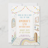 Invitation Jouer Zone Maze Anniversaire (Devant)