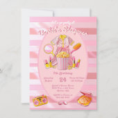 Invitation Jouet rose Doll Sleepover Stwood Anniversaire (Devant)