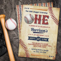 Jouets de baseball vintages 1er anniversaire