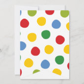 Invitation Jouets de garçons Transport Bonne bannière de fête (Dos)