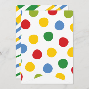 Invitation Jouets de garçons Transport Bonne bannière de fête