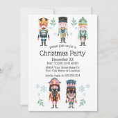 Invitation Jouets de soldats de Noël Casse-Noisette (Devant)