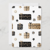 Invitation Jouets d'hiver Scandinavia mignonne fête d'anniver (Dos)