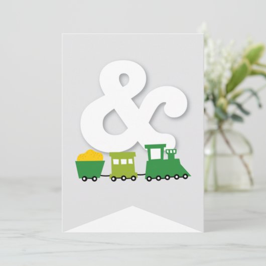 Invitation Jouets Jouets Fête d'anniversaire des enfants do-i (Debout devant)