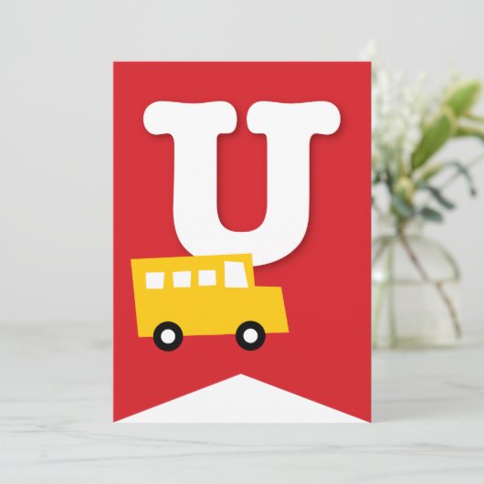 Invitation Jouets Jouets Fête d'anniversaire des enfants do-i (Debout devant)