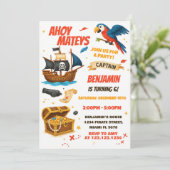 Invitation Jouets modifiables Filles Chasse au trésor Thème (Debout devant)