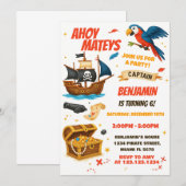 Invitation Jouets modifiables Filles Chasse au trésor Thème (Devant / Derrière)