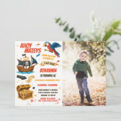 Invitation Jouets modifiables Filles Chasse au trésor Thème (Debout devant)