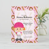 Invitation Joueur de baseball (Debout devant)