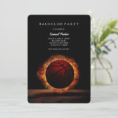Invitation Joueur de basket-ball Bachelor / Sports de fête d' (Debout devant)
