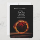 Invitation Joueur de basket-ball Bachelor / Sports de fête d' (Devant)