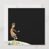 Invitation Joueur de fluides Kokopelli Mariage du sud-ouest (Dos)