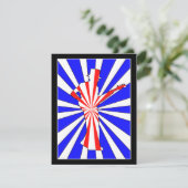 Invitation Joueur de guitare rétro (Debout devant)