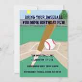 Invitation Joueur mignon personnalisé de bande dessinée de (Dos)