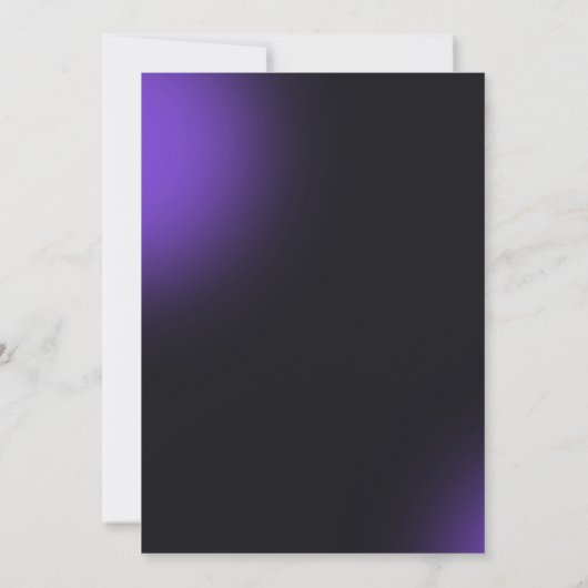 Invitation Joueuse Anniversaire Fête Neon Video Jeu Thème (Dos)