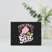Invitation Joueuse de pickleball fille (Debout devant)