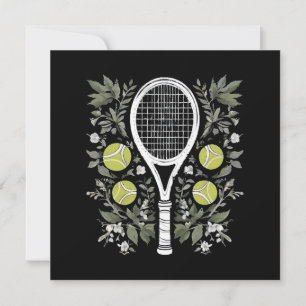 Invitation Joueuse de tennis
