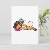 Invitation Joueuse de volley-ball (Debout devant)