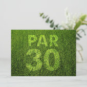 Invitation Jouez au golf la 30ème fête d'anniversaire (Debout devant)
