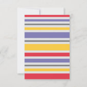 Invitation Jouons ! Aire de jeux extérieure fête d'anniversai (Dos)