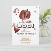 Invitation Jour anniversaire de l'Halloween (Debout devant)