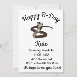 Invitation Jour B du roi Cobra