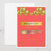 Invitation jour d'accostage (Devant / Derrière)