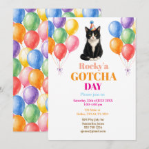 Jour d'adoption Fête d'adoption Chat Smoking Pet